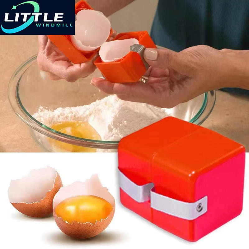 Portable Egg Opener Handheld Cracker Shell Cubes Cracking Cooking Baking Kitchen Tools Accessories