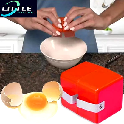 Portable Egg Opener Handheld Cracker Shell Cubes Cracking Cooking Baking Kitchen Tools Accessories